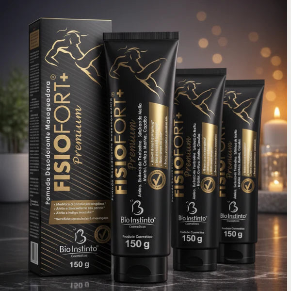 SuperAlívio Pomada Massageadora Fisiofort + Premium 150g - Bio Instinto