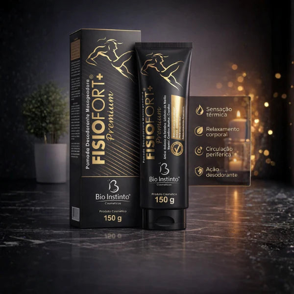 SuperAlívio Pomada Massageadora Fisiofort + Premium 150g - Bio Instinto